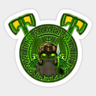 Viking with helmet Sticker